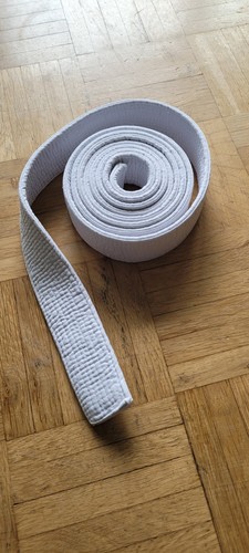 Karate gürtel weiß 2 50m - weiß, 2,50m