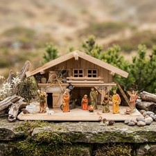 Traditionelle Weihnachtskrippe