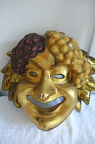 Venezianische bacchus maske - venezianische, bacchus-maske
