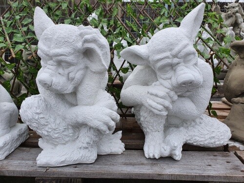 Gartenfigur gargoyle - gartenfigur,