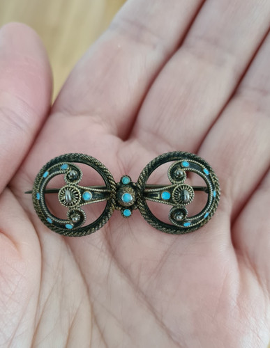 Antike jugendstil brosche - antike, jugendstil-brosche