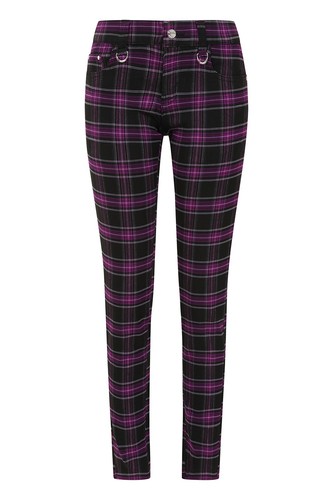 Lila tartan karo - lila,