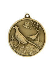 Jagdmedaille mit  Gravur Fasan