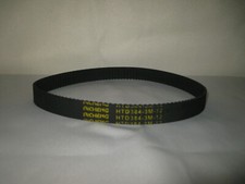 HTD 384-3M-12 Schwarzer Synchronriemen, Antriebsriemen, Keilriemen, Zahnriemen