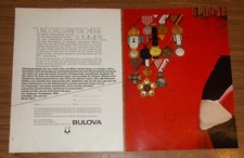 Seltene Werbung vintage BULOVA