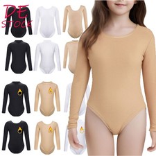 DE Mädchen Tanzbody Langarm