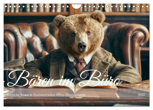 Bären büro wandkalender - büro, (wandkalender