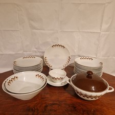 Seltmann Weiden „Friederike“ Eßservice Retro 70er Porzellan 27 Tlg.