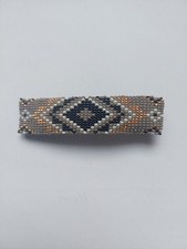 Haarklemme 10 Cm Metallteil 6 Cm, Handarbeit Aus Perlen Haarding Damen Mode