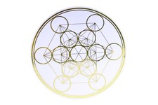 Metatron Aufkleber Durchmesser: 18 cm wiederablösbar Metatrons Würfel
