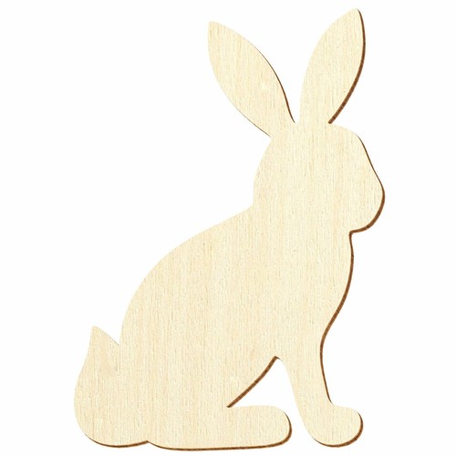 Holz häschen hase - häschen, sitzend