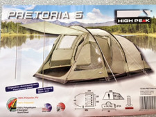 Zelt High Peak Pretoria 5 / 5 Personen Familienzelt, Oliv, Neuwertig