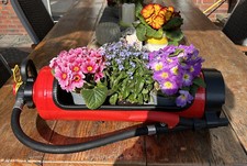 Feuerlöscher Blumenkasten Blumentopf Blume Garten Geschenk SE6