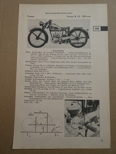 Tornax testkarte 1939 - k,