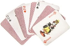 10x Mini-Kartenspiel 54 Karten