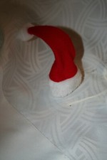 4 x Weinflaschendeko Flaschendeko Weihnachtsmütze Flaschen Nikolaus Wichteln