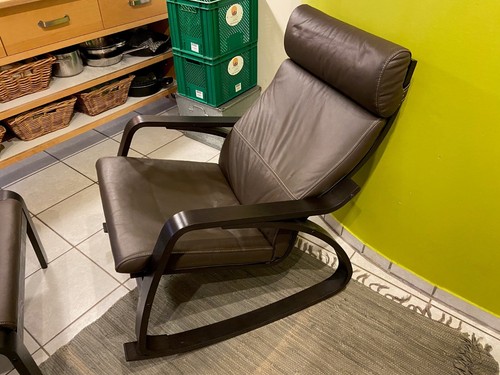 Schaukelstuhl mit hocker - schaukelstuhl,