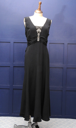 Kaliko seidenkleid 1930er - seidenkleid,