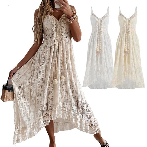 Damen sommerkleid mit trägern - damen,