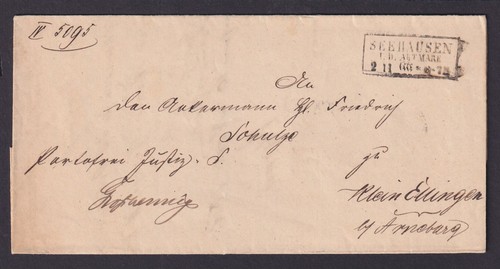 Altdeutschland brief seehausen - brief,