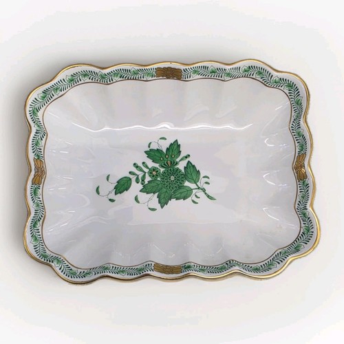 Herend apponyi grün schale - herend,