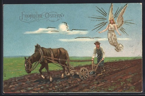 Präge fröhliche ostern - fröhliche,