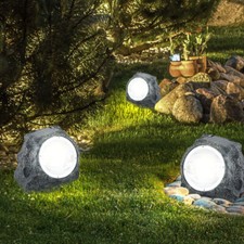 3er Set Garten LED Außen