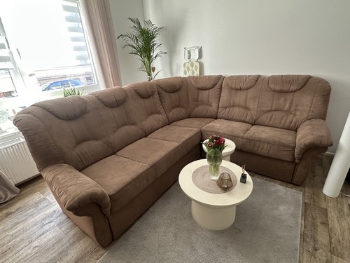 Schlafcouch mit rundsitz ecke - schlafcouch,