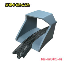 H0 Tunnelportale für Epoche VI für Märklin C & Trix Gleise – R1 360°