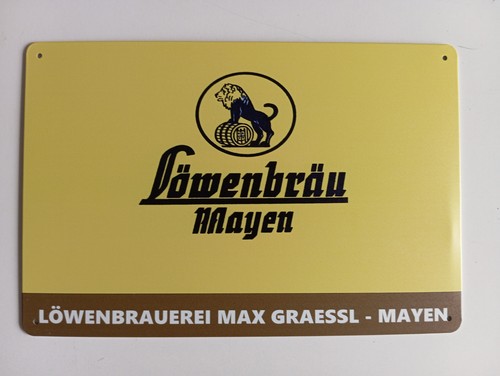 Blechschild löwenbräu mayen - blechschild,