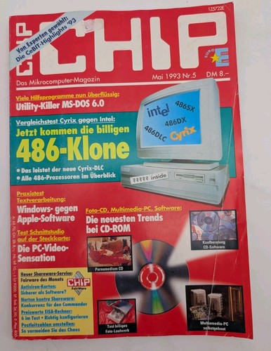 Chip magazin 1993 mai 486 - chip,