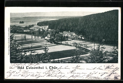 Ansichtskarte bad luisenthal - ansichtskarte,