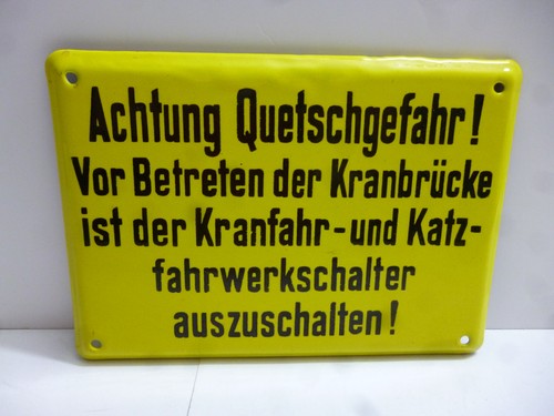 Achtung quetschgefahr - quetschgefahr,