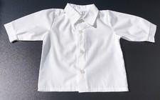 weißes Kinderhemd Jungen Hemd