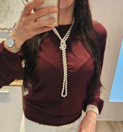 Elegante lange perlenkette - lange,