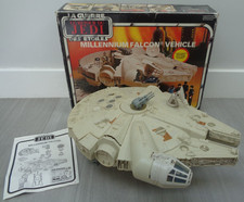 Vintage Star Wars Millenium Falcon Palitoy ROTJ mit Originalkarton komplett