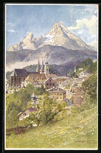 Künstler edward harrison - künstler-ak,