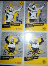 Borussia Dortmund - 15 signierte Autogrammkarten - Legenden - selten