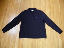La Coste Polo-Shirt Langarm Herren Größe 6 / XL Blau Regular Fit