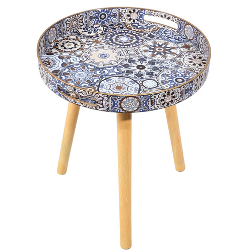 Marokkanischer mosaik rund - marokkanischer,