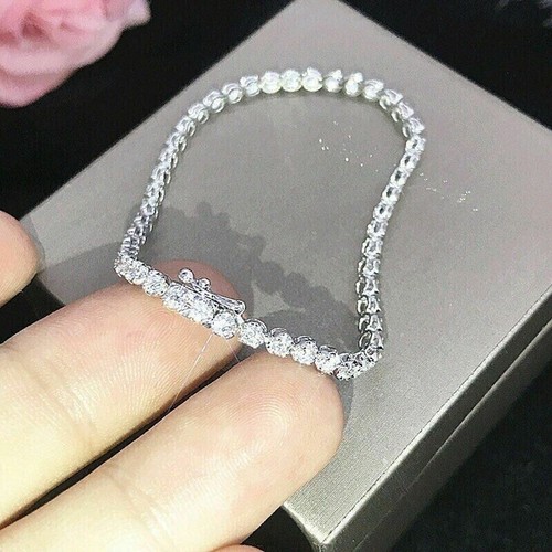 14k weißgold finish 8ct - weißgold,
