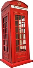 Rote Telefonzelle Spardose Bank-Souvenir Zinkdruckguss London-Souvenir mit Un...