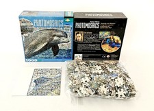 ? Puzzle Photomosaics Delfin mit Gratis Poster TOP ZUSTAND 