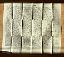 altes Messtischblatt Großblatt Halberstadt Goslar Wolfenbüttel 74 1:100.00 1937