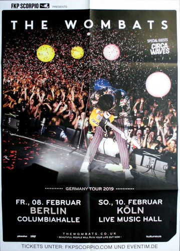 The wombats 2019 plakat - 2019,
