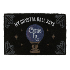 Fußabtreter Fußmatte Türmatte Wahrsagekugel Fortune Teller Magie Glaskugel 