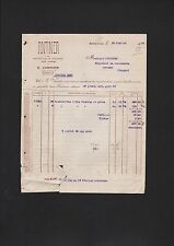 BORDEAUX, Rechnung 1926, ANTINEA E. Varnier Manufacture de Chaussures