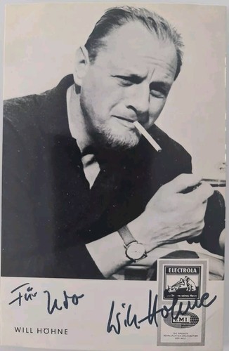 Will höhne autogramm signiert - will,