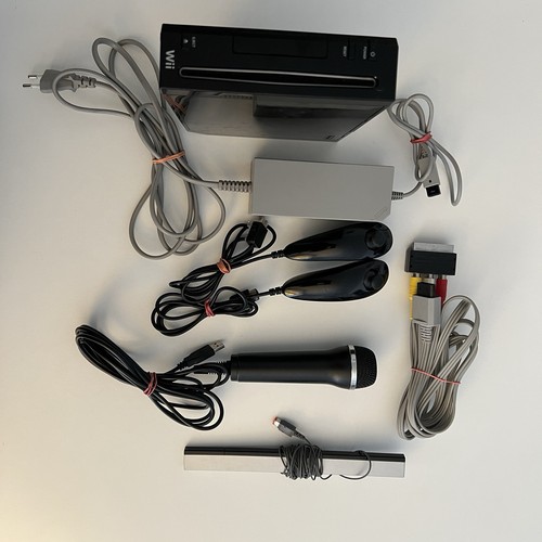 Nintendo wii set - set, schwarz