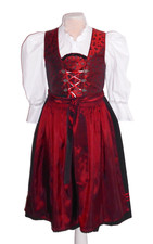 **Edelheiss** Festliches Kinder  Dirndl, Gr. 140 , bordeaux, 3teilig, wie neu